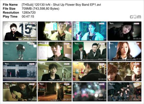 [THSub] 120130 tvN - Shut Up Flower Boy Band EP1_Snapshot