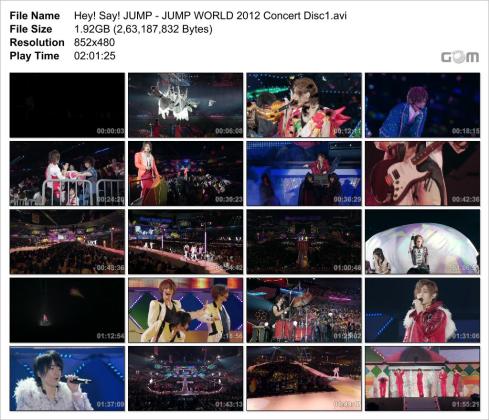 Hey! Say! JUMP - JUMP WORLD 2012 Concert Disc1_Snapshot