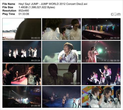 Hey! Say! JUMP - JUMP WORLD 2012 Concert Disc2_Snapshot
